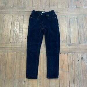 Crewcuts black velvet skinny pants